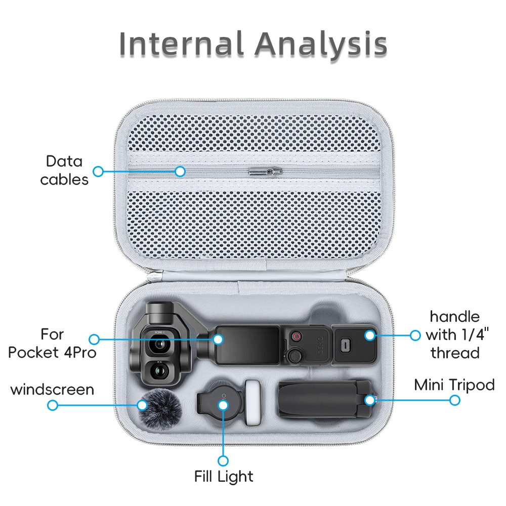 PU Carrying Case for DJI Osmo  - Drone Camera Case 评论和价格