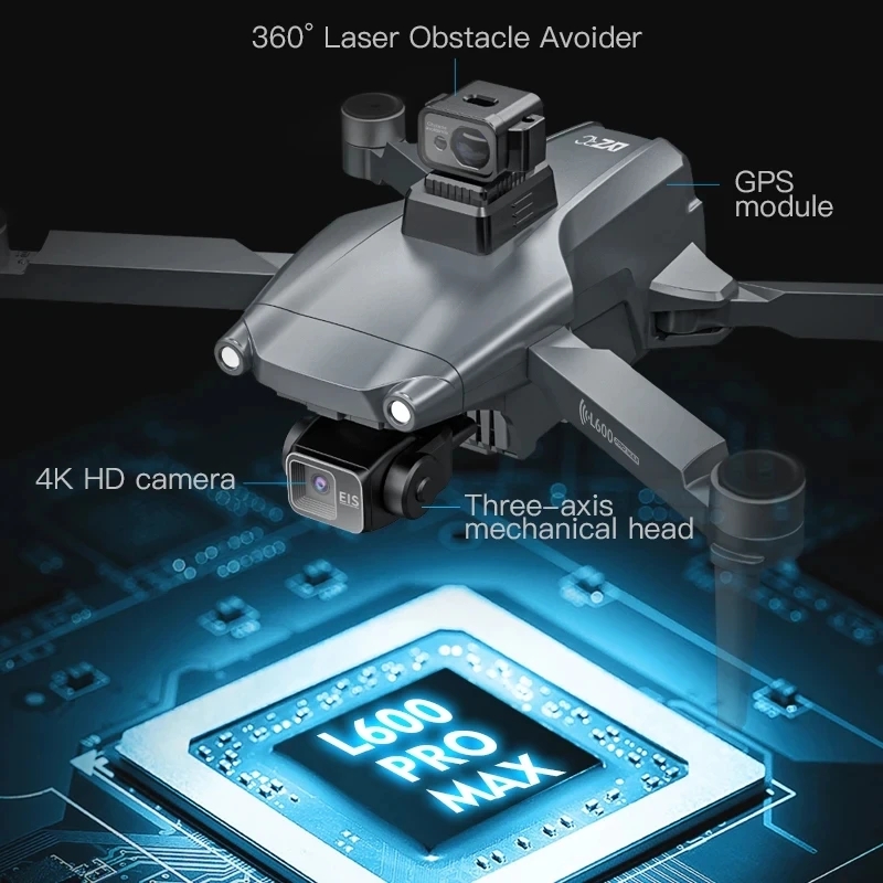 L600 PRO MAX GPS Drone Profess - Drone Camera 4K 评论和价格