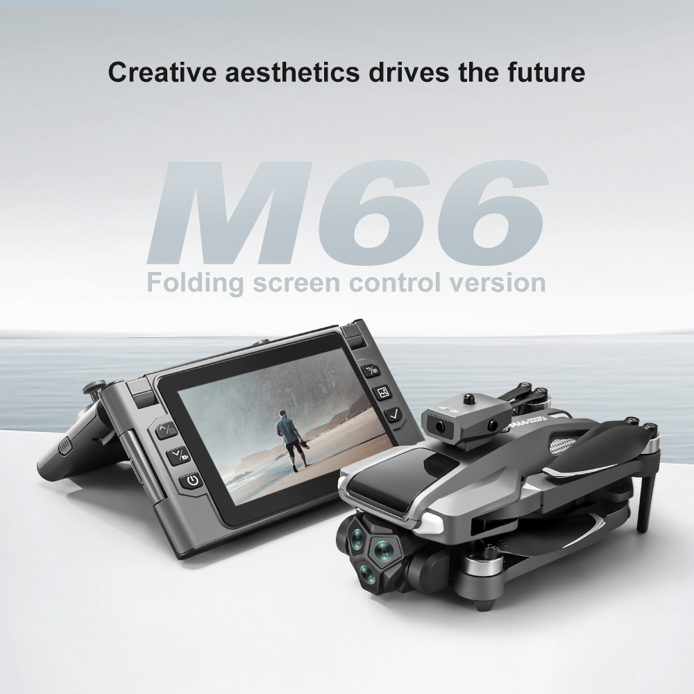 Foldable M66 RC Drone with 4.5 - Drone Camera 4K 评论和价格